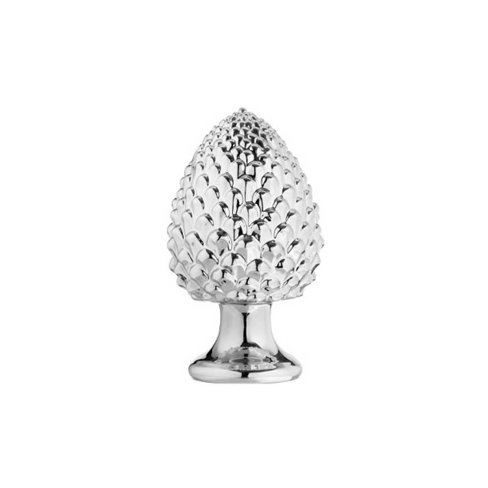 Giardini Di Marzo Pigna In Ceramica Colore Argento Diametro 11,5X18H Cm