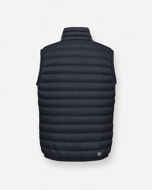 Piumino gilet Colmar Originals blu a collo alto 