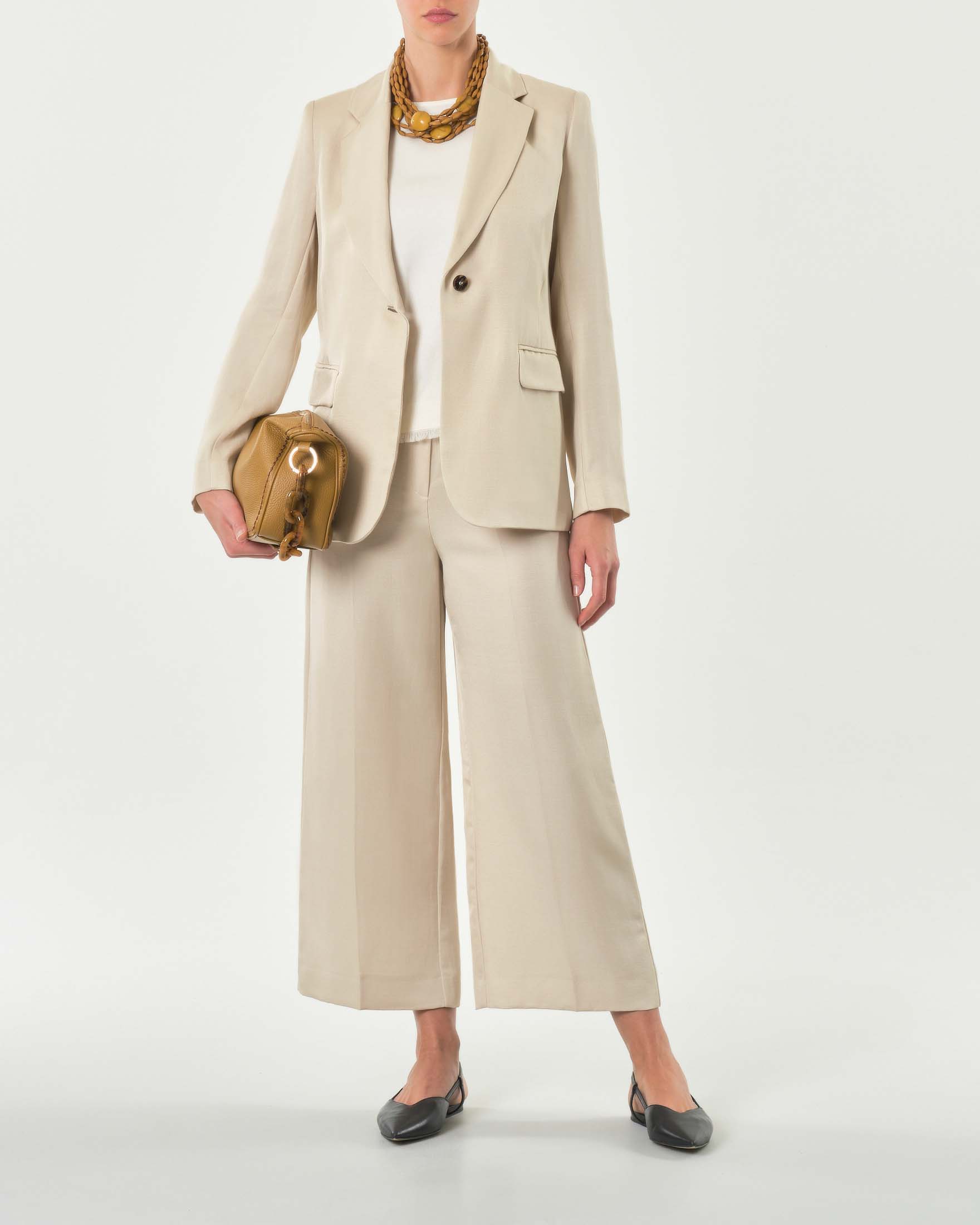 Blazer Nero Donna Slim Fit Giacca Elegante Per Lavoro E