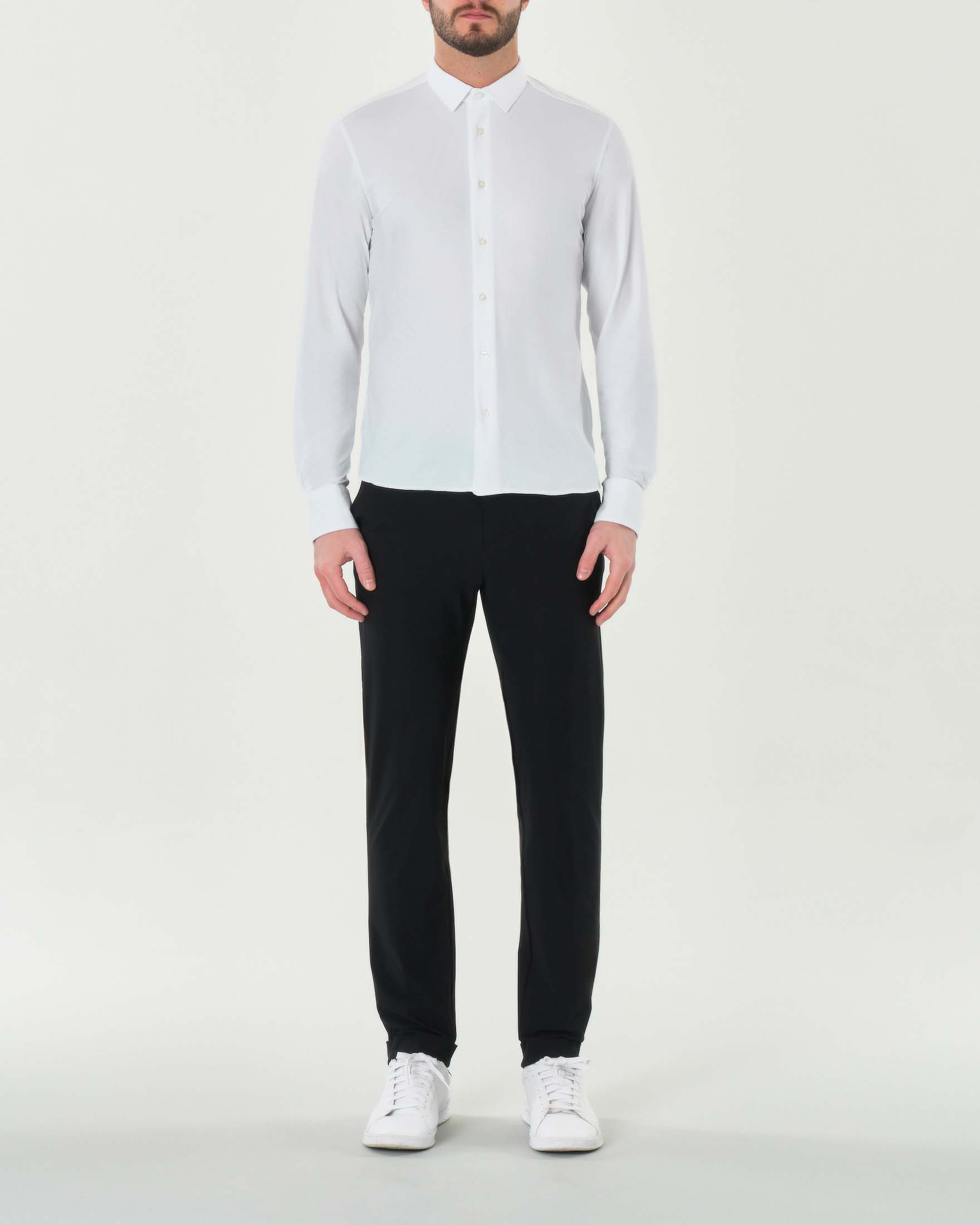 Pantalone Chino Revo nero in tessuto tecnico stretch