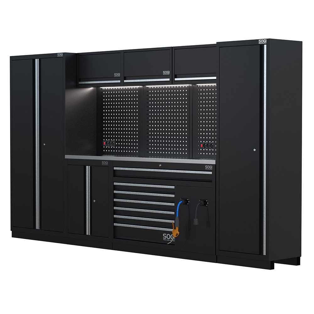 Tavolino Portatile Regolabile Daimann FT01 - Con Ruote, Per Officina E Garage