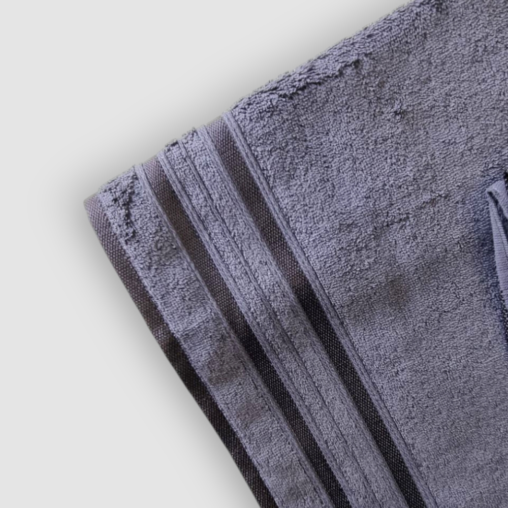 Coppia di asciugamani in spugna set 1+1 DIANA tinta unita