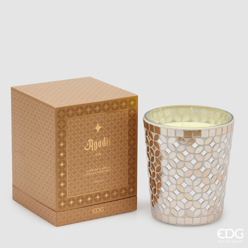 Candela Profumata Agadir Collection Oud d.16 h.18 1400g Edg