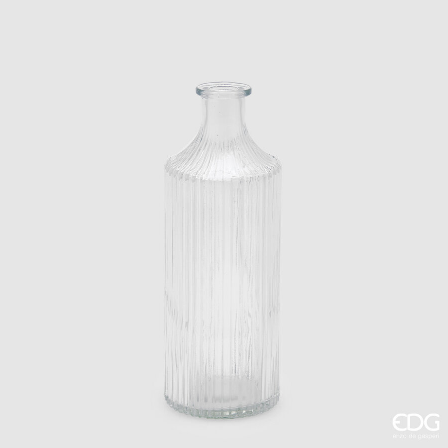 Vaso in Vetro Bottiglia d.8 h.22 Edg