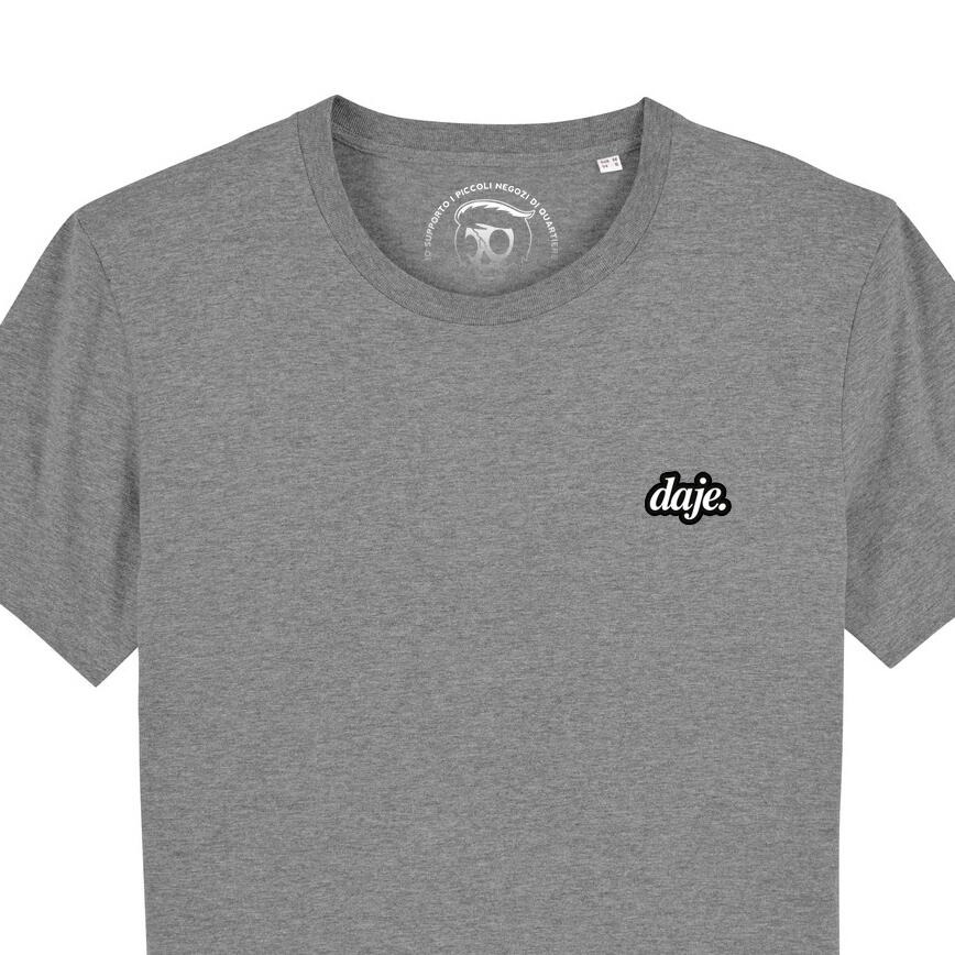 T-Shirt Daje Logo - Melange Grey