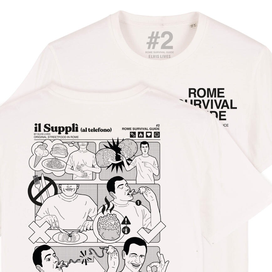 T-Shirt Rome Survival Guide - Supplì