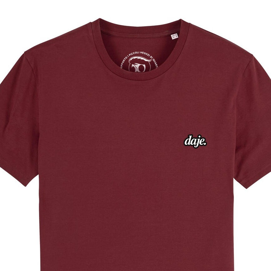 T-Shirt Daje Logo - Burgundy
