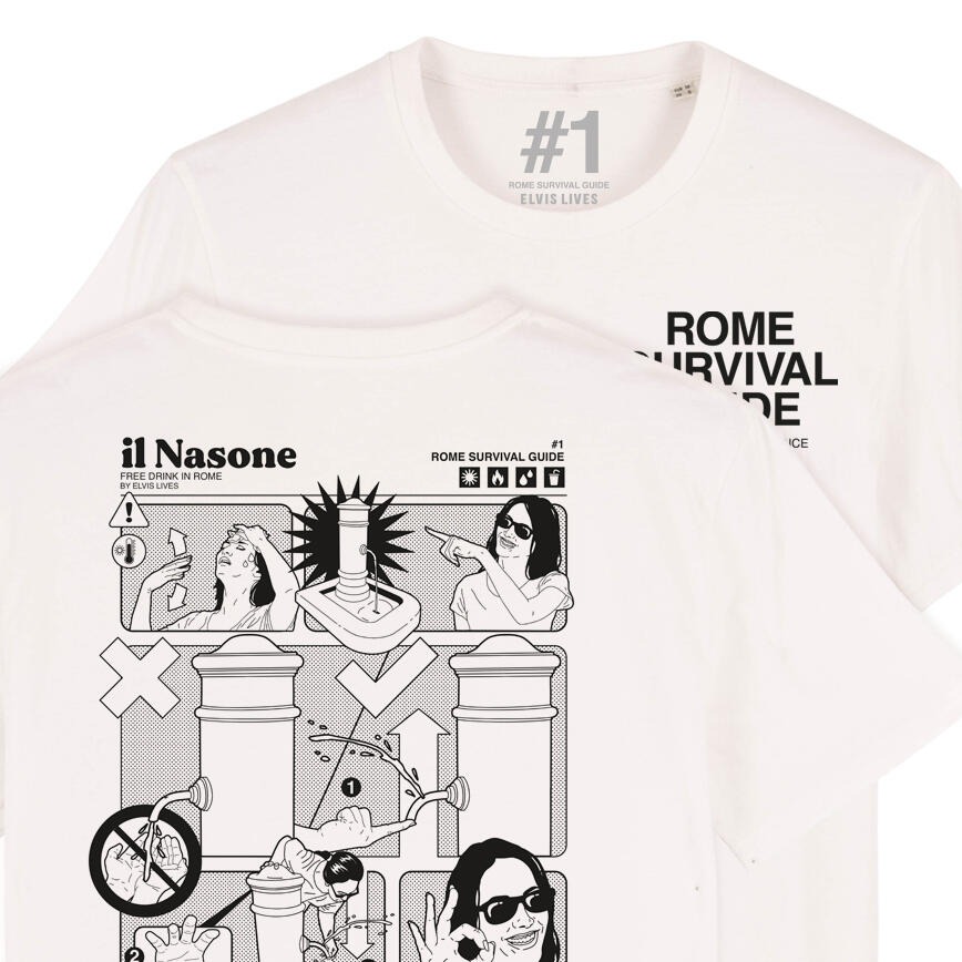 T-Shirt Rome Survival Guide - Fontanella