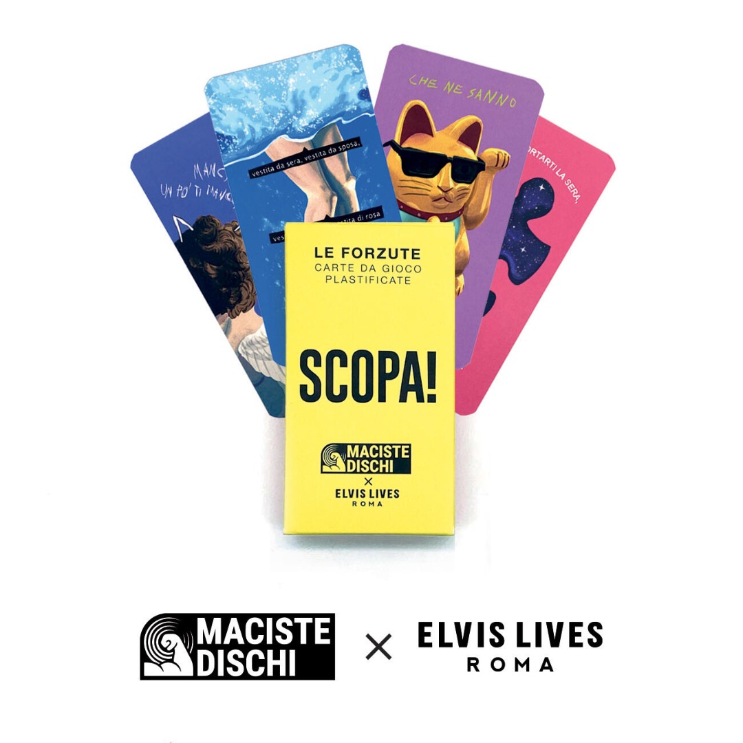 Le Forzute - Maciste Dischi x Elvis Lives - Carte da Gioco