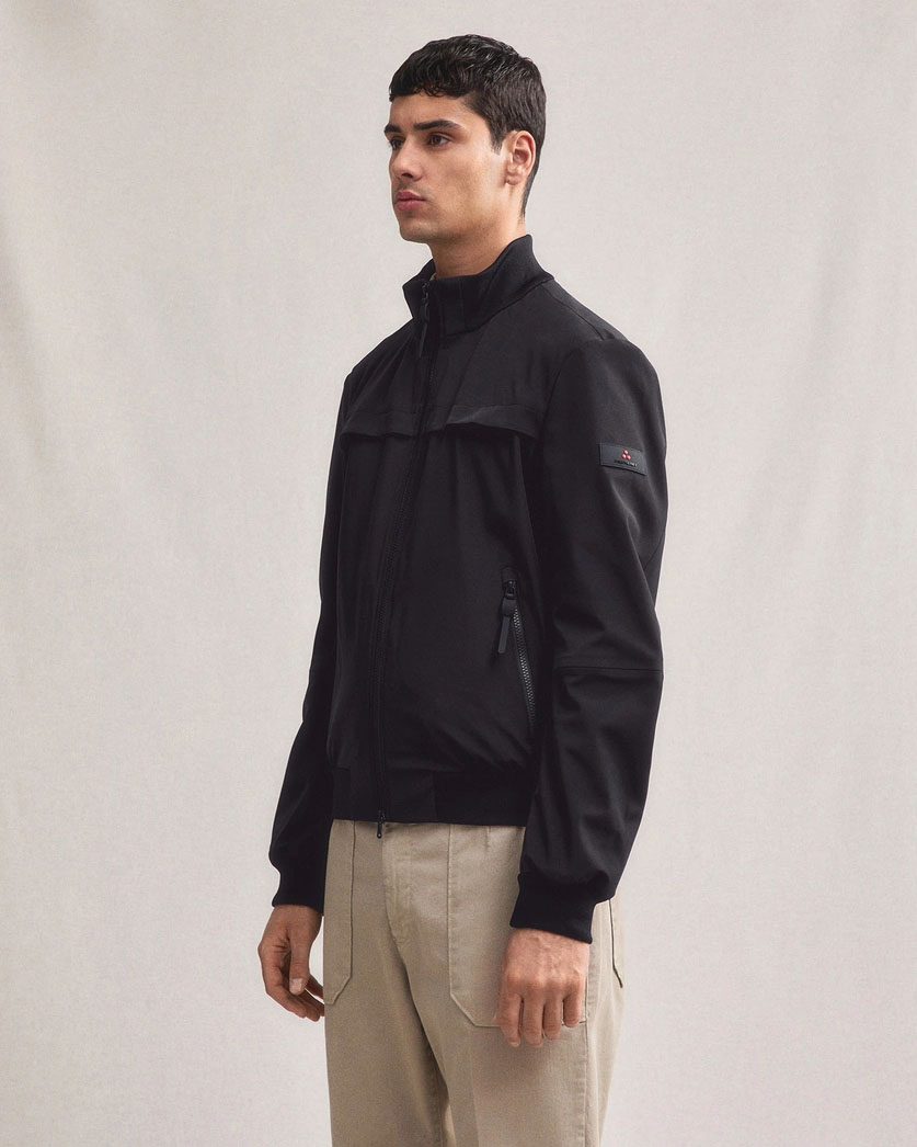 Bomber Potosi MD blu in tessuto tecnico stretch