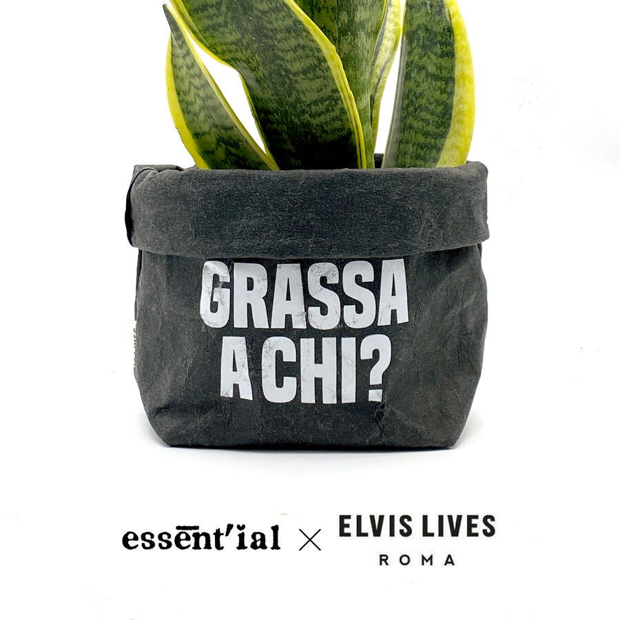 Sacchetto Grassa a Chi? - Black