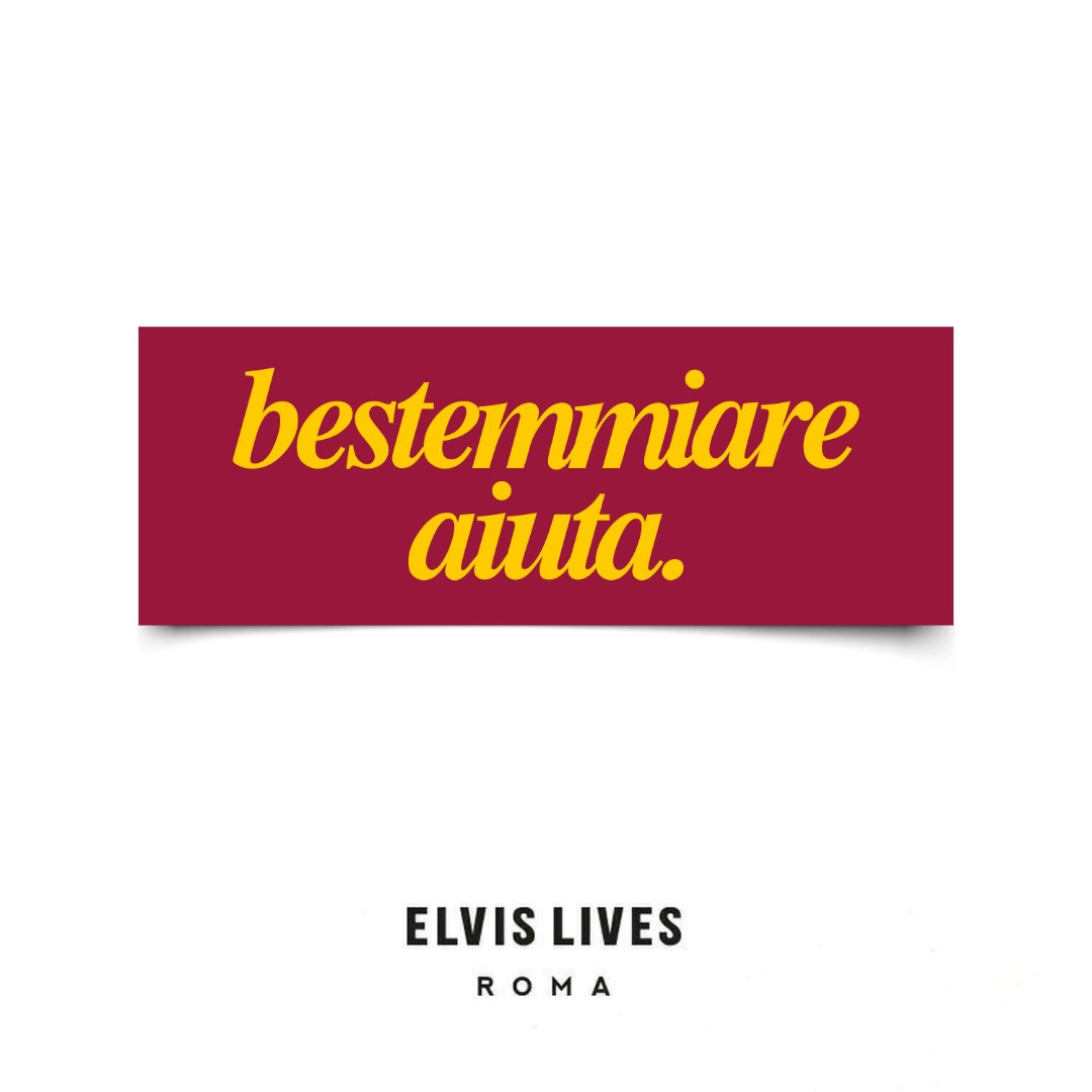 Adesivo Bestemmiare Giallorosso