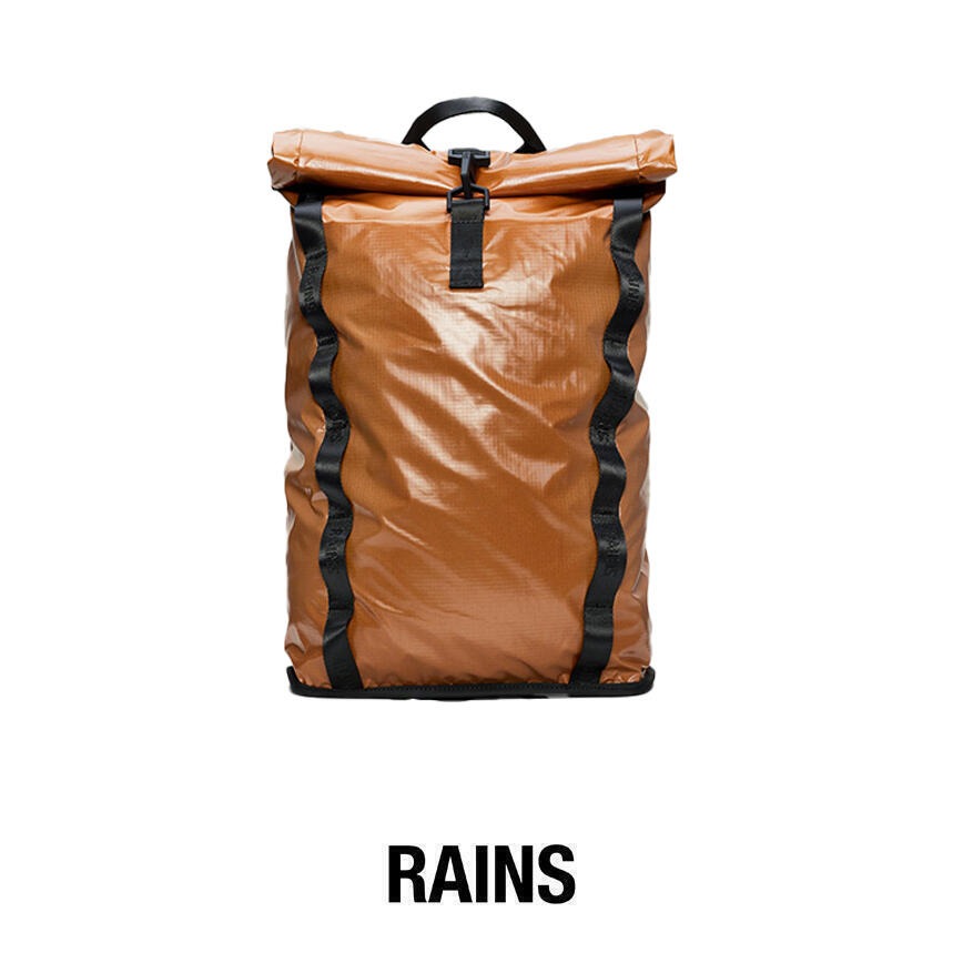 Rains Sibu Rolltop Rucksack - Rust