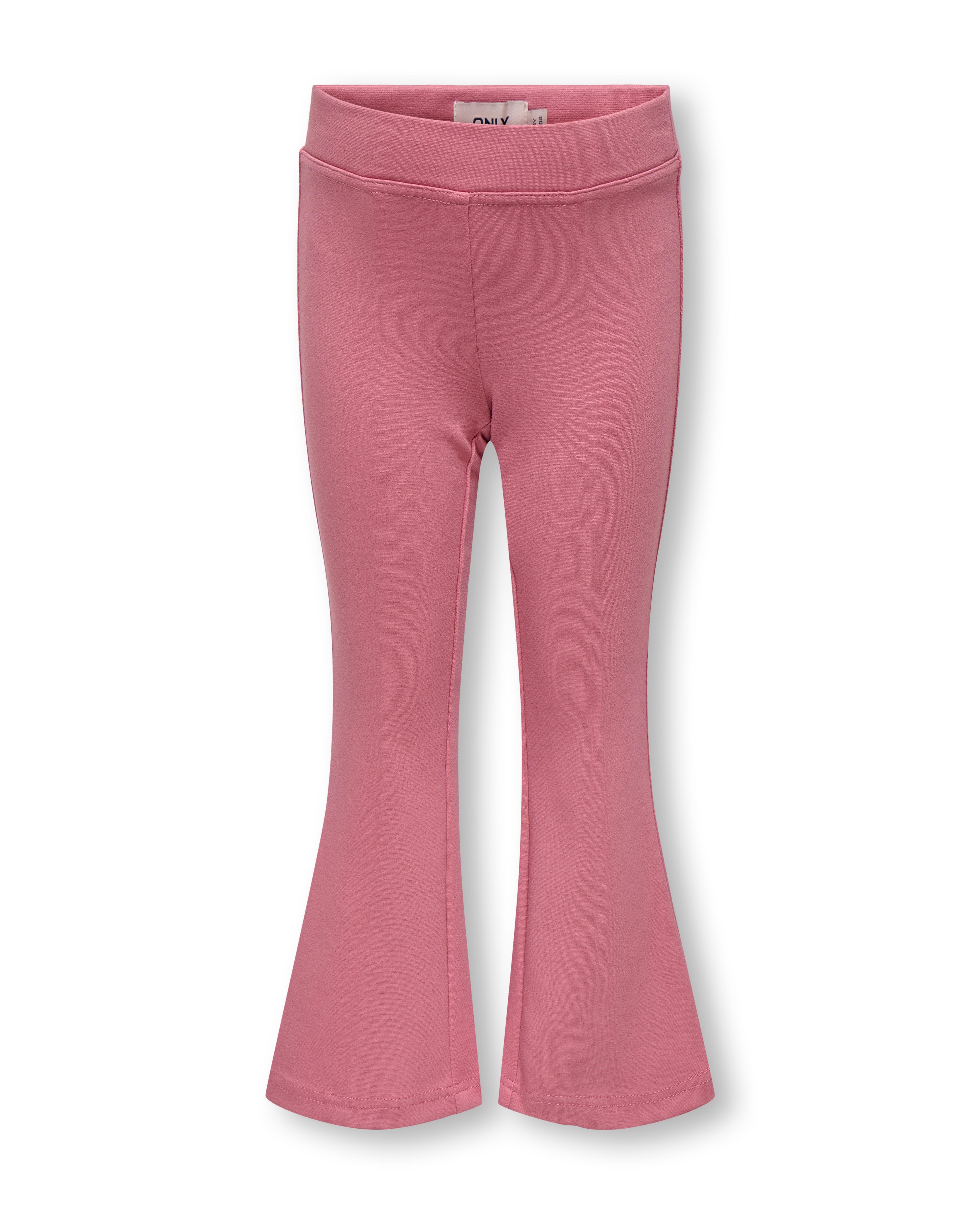 Leggins flare Kids Only color malva in misto viscosa