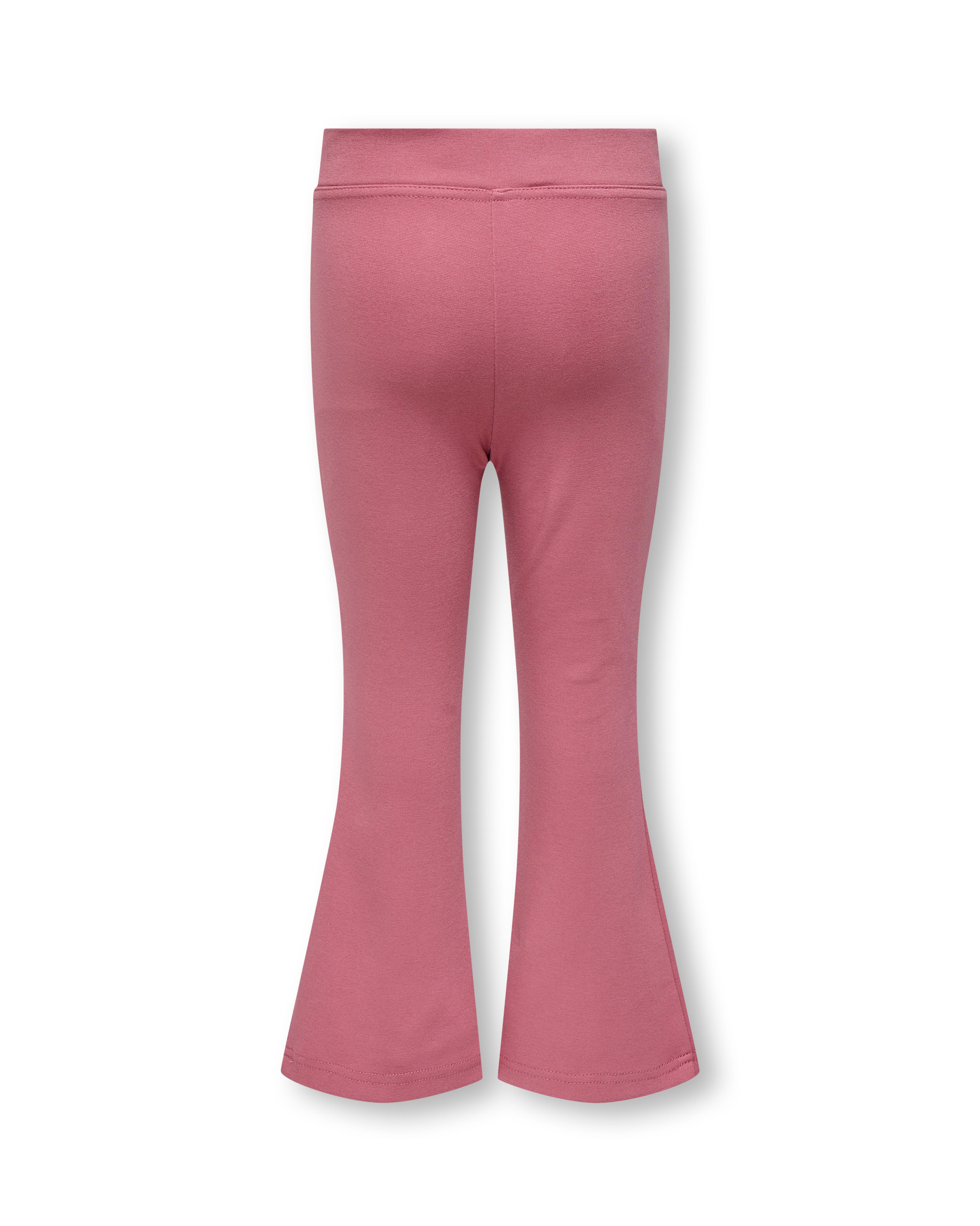 Leggins flare Kids Only color malva in misto viscosa image