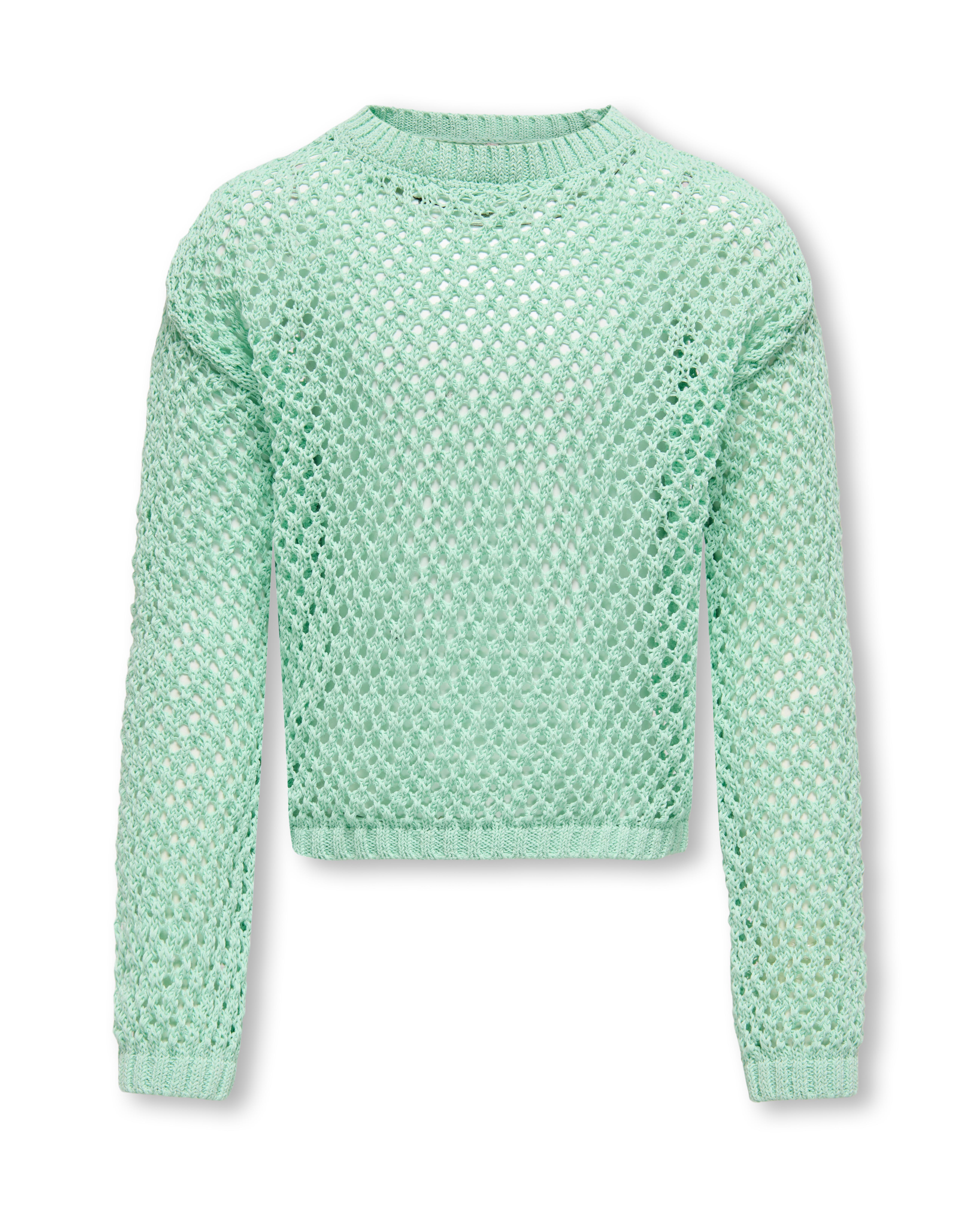 Maglia Kids Only traforata a punto canestro verde acqua
