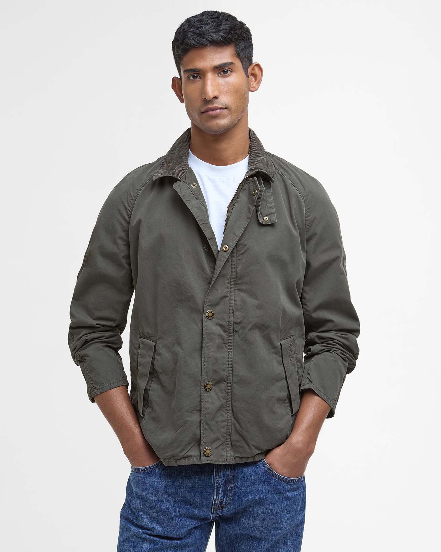 Barbour — Tracker Casual Jacket verde militare