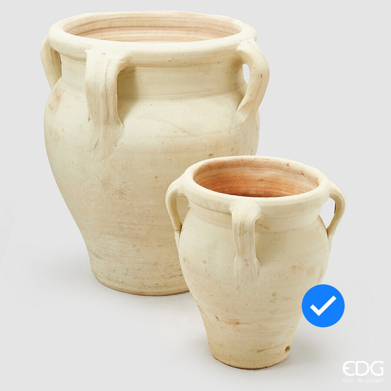 Vaso in Terracotta Anfora con Manico S2 M1 d.35 h.45 Edg