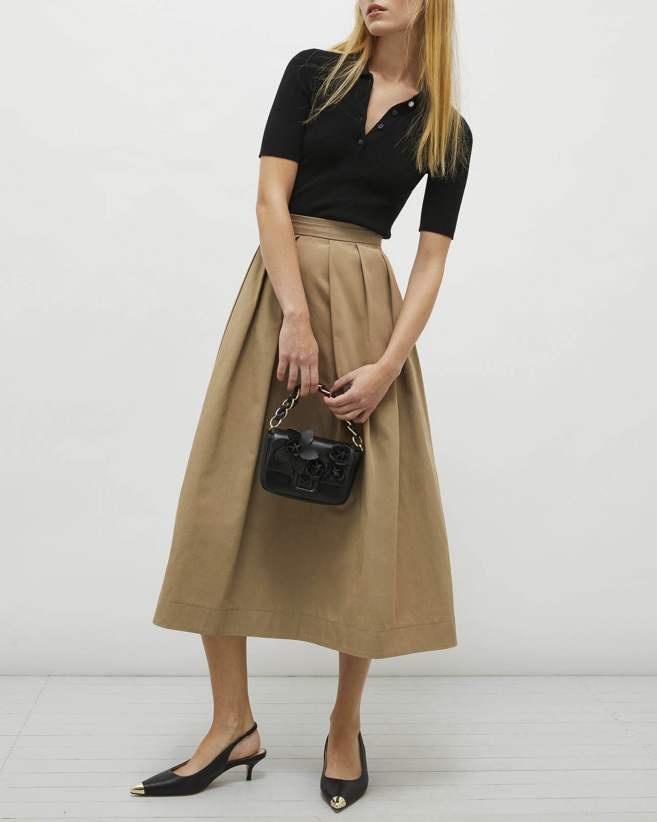 Zipper Gonna A Tubino Beige Gonne Gonna Ecopelle Tubino JUCCA