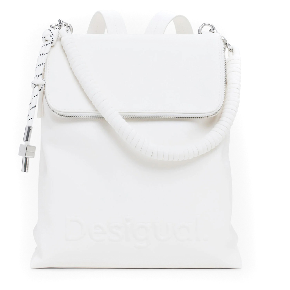 Half Logo Zaino 25SAKP45 1000 Bianco