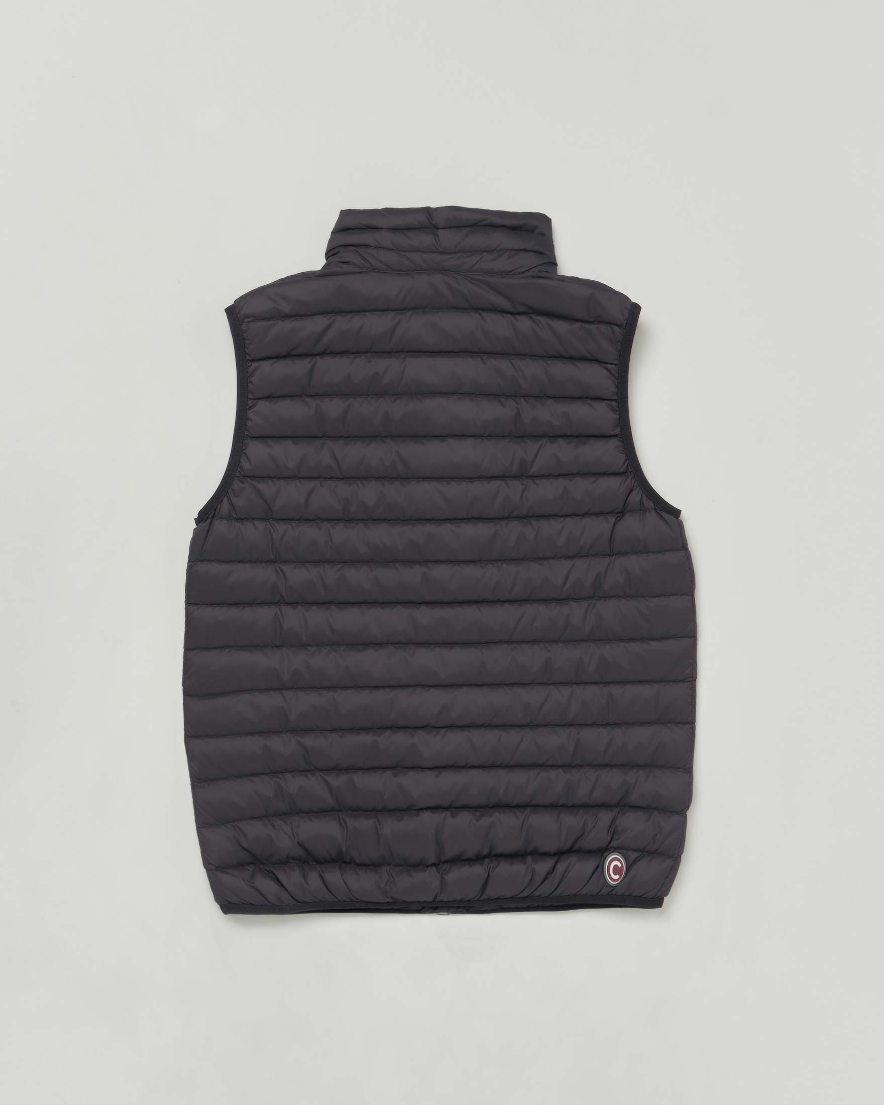Gilet Colmar Originals nero trapuntato e imbottito in piuma