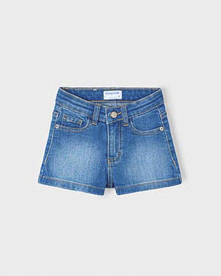 Short blu in denim a lavaggio medio stone washed