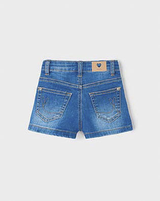 Short blu in denim a lavaggio medio stone washed