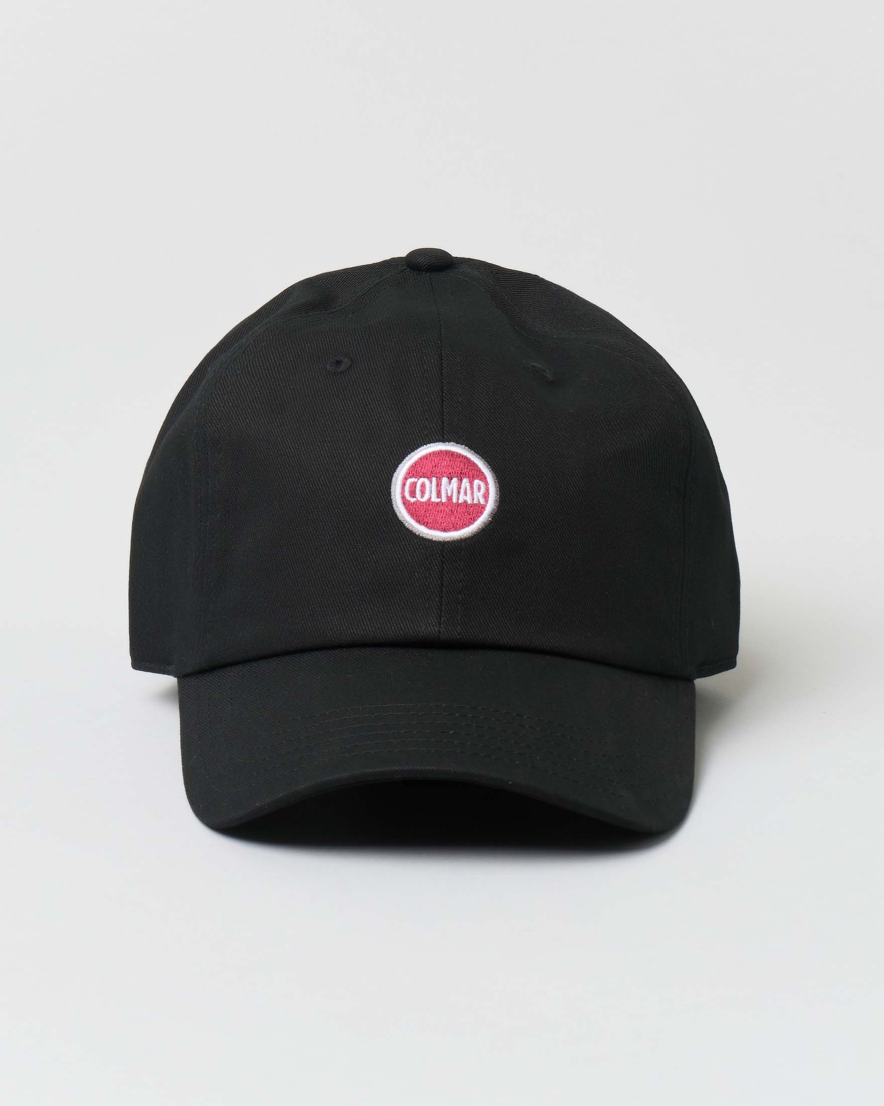 Colmar Originals — Berretto baseball nero Colmar Originals in puro cotone con logo bollo davanti