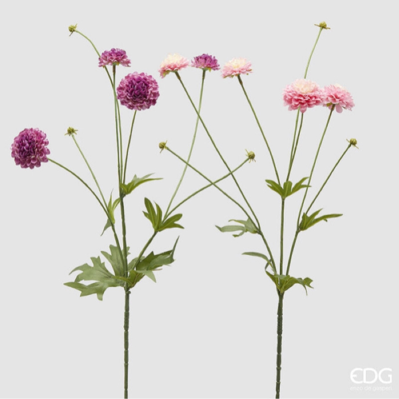 Dalia Mini Ramo x4 con Foglie 2A h.75 Edg