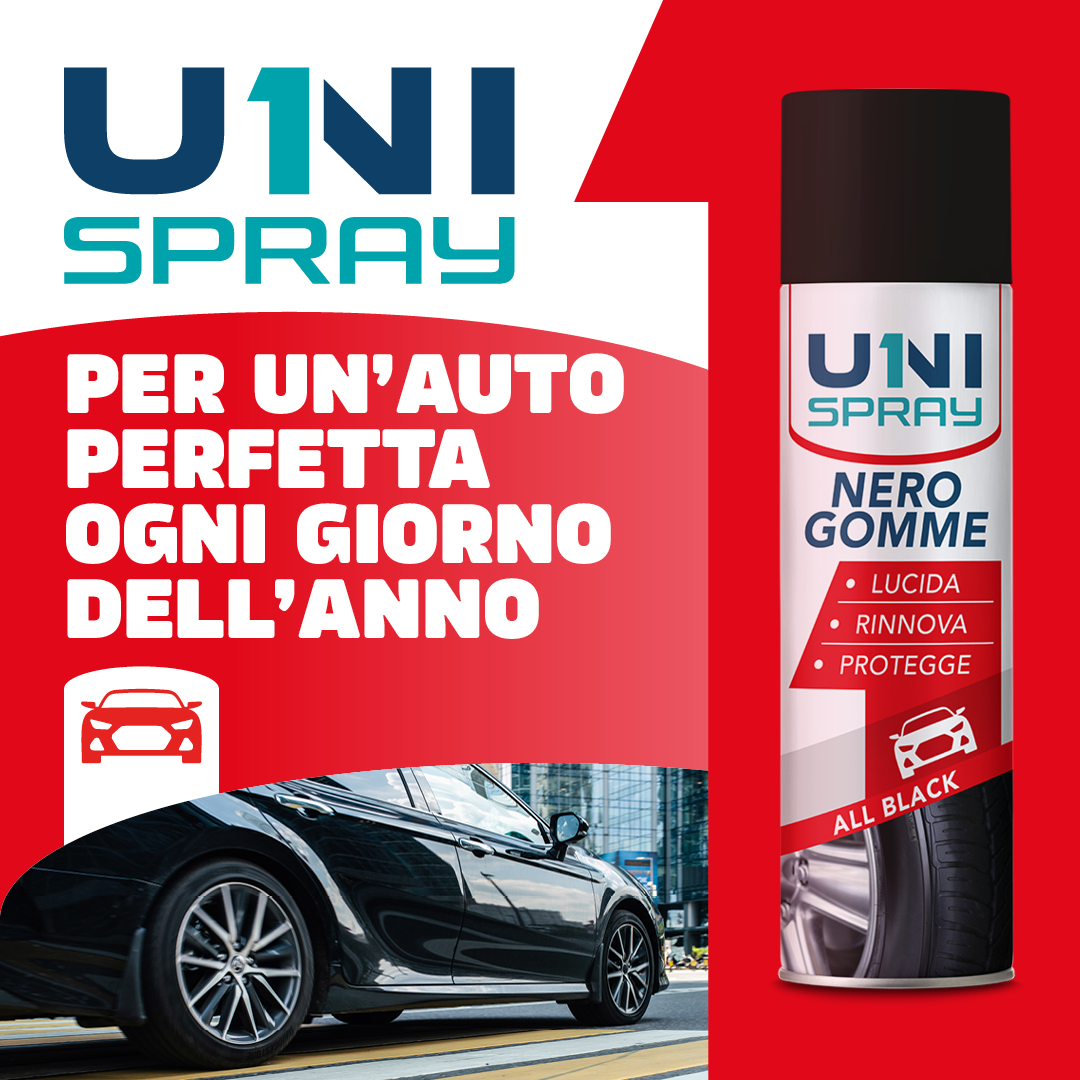 Nero Gomme Spray: Il Segreto per Gomme Sempre Nere, Brillanti e Protette