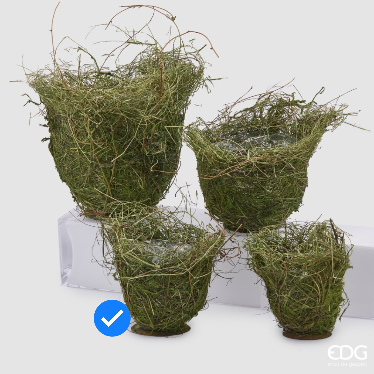 Cesto in Erba S4 M2 d.18 h.20 Edg