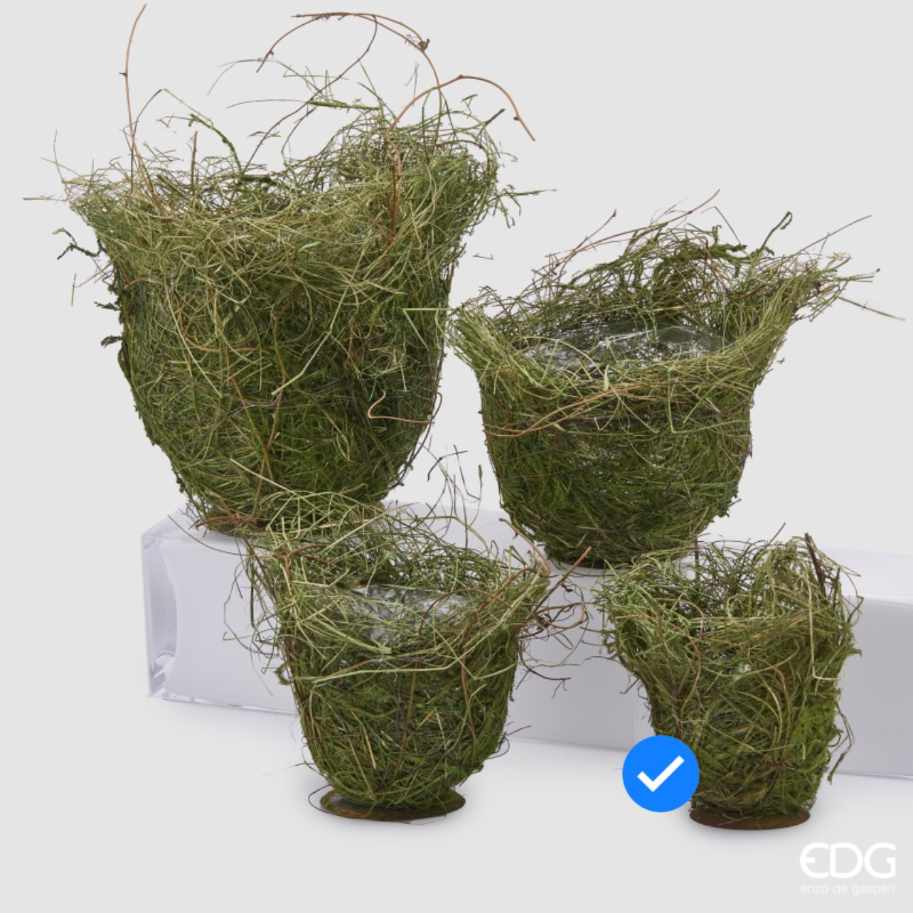 Cesto in Erba S4 M1 d.15 h.13 Edg