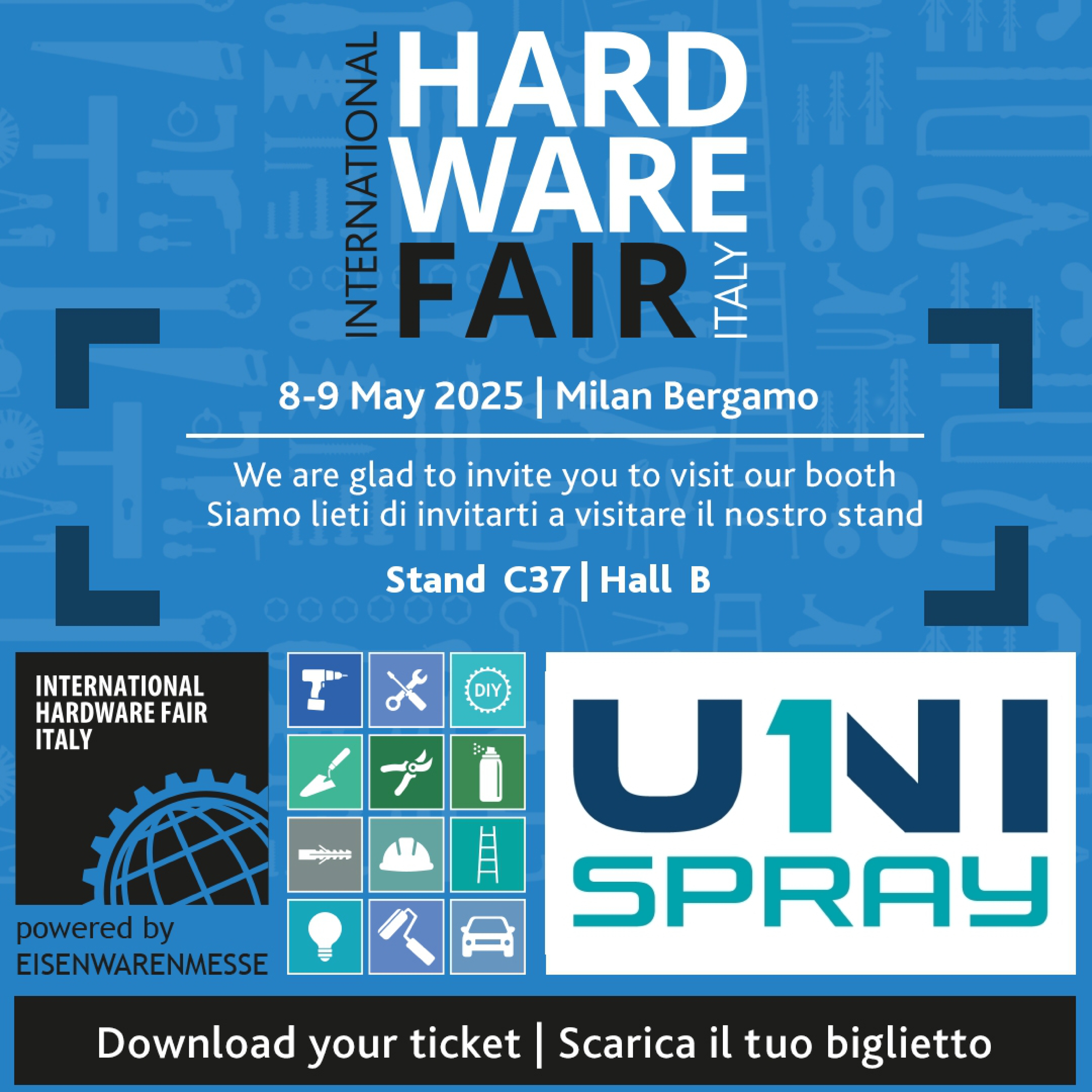 Unispray sarà espositore alla Hardware Fair Italy 2025