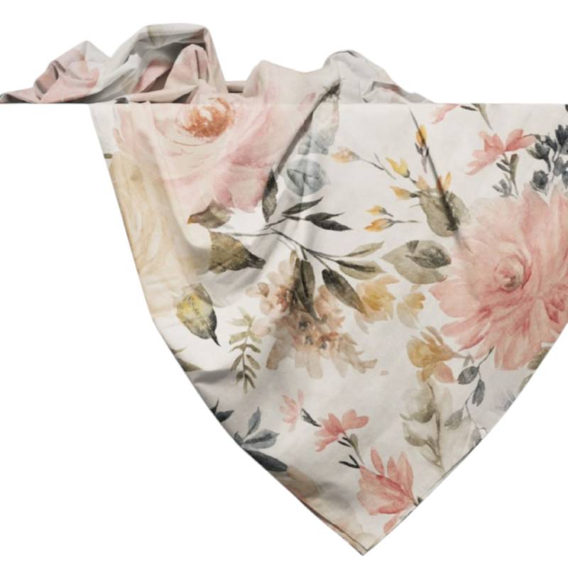 Telo Multiuso 240x260cm In Cotone - Fantasia Floreale Per Divano E Picnic - Foto 4