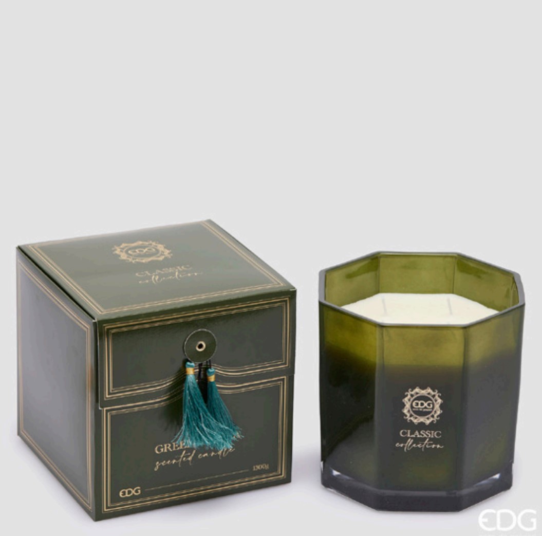 Candela Profumata Classic Collection Green Utopia 1300g. d.15,5 h.15,5 Edg