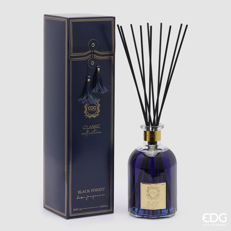 Diffusore Profumo a Bastoncini Classic Collection 1000 ml. Black Forest Edg