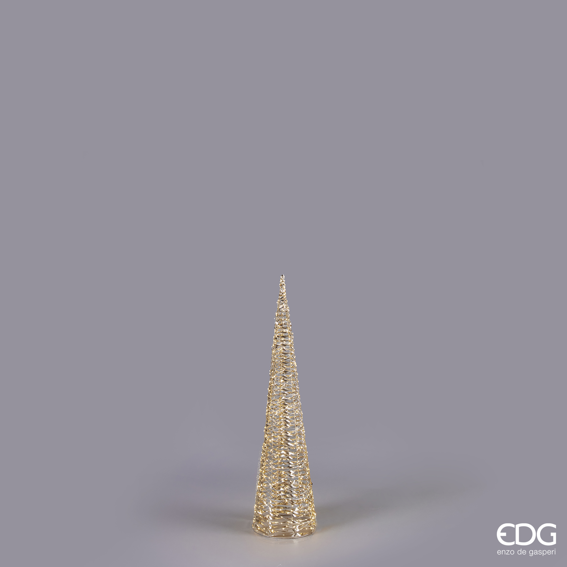 Albero di Natale Led Stripes Cono 720 Microled IP44  h.120 d.30 Edg