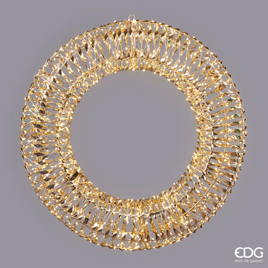 Corona di Natale Stripes 960 Microled IP44  d.70 Edg