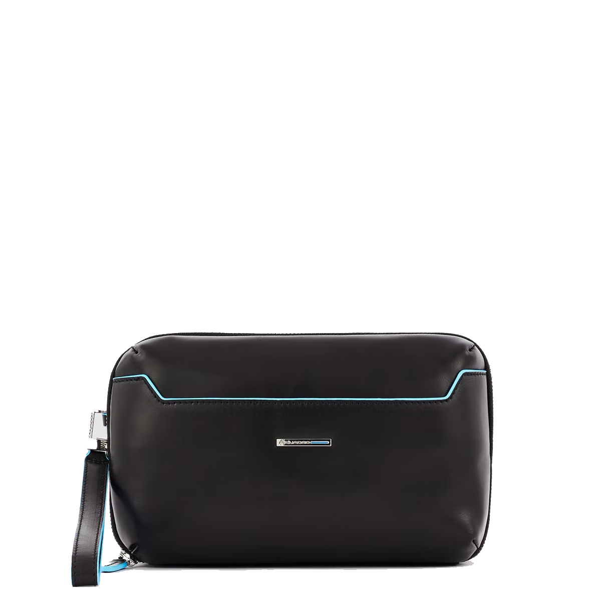 Piquadro POCHETTE A 2 SCOMPARTI CON PORTA CC N NERO AC5940B2R
