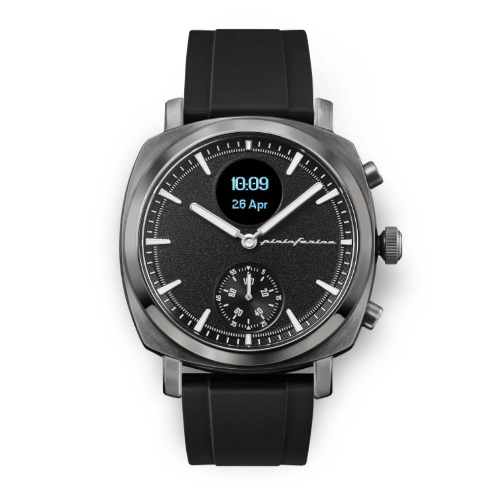 Pininfarina Senso Sport Hybrid Watch Slate Grey - Classic Watch with Smart Micro Display