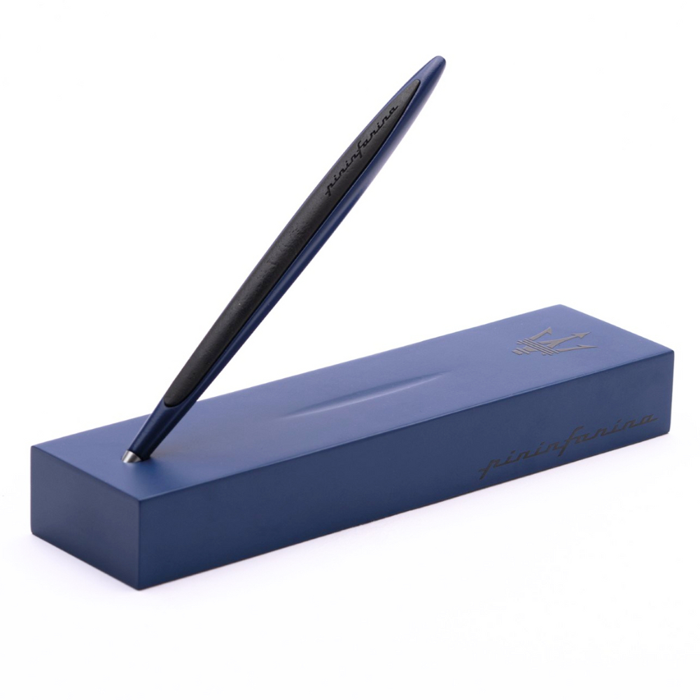 Maserati Pininfarina Cambiano Ink – Stilo con punta a sfera e base in legno massello