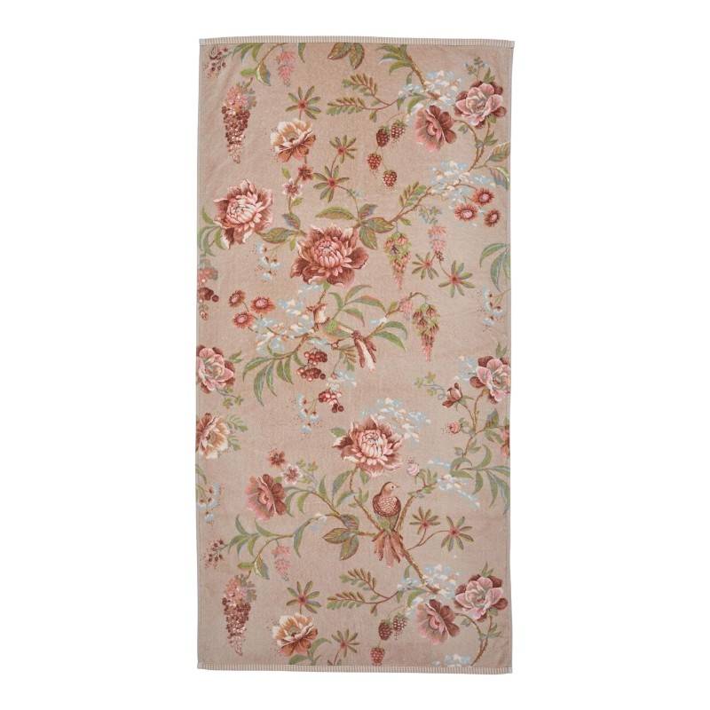 Pip Terry PIP STUDIO Bath Towel | Secret Garden beige 70x140 Terry Towel