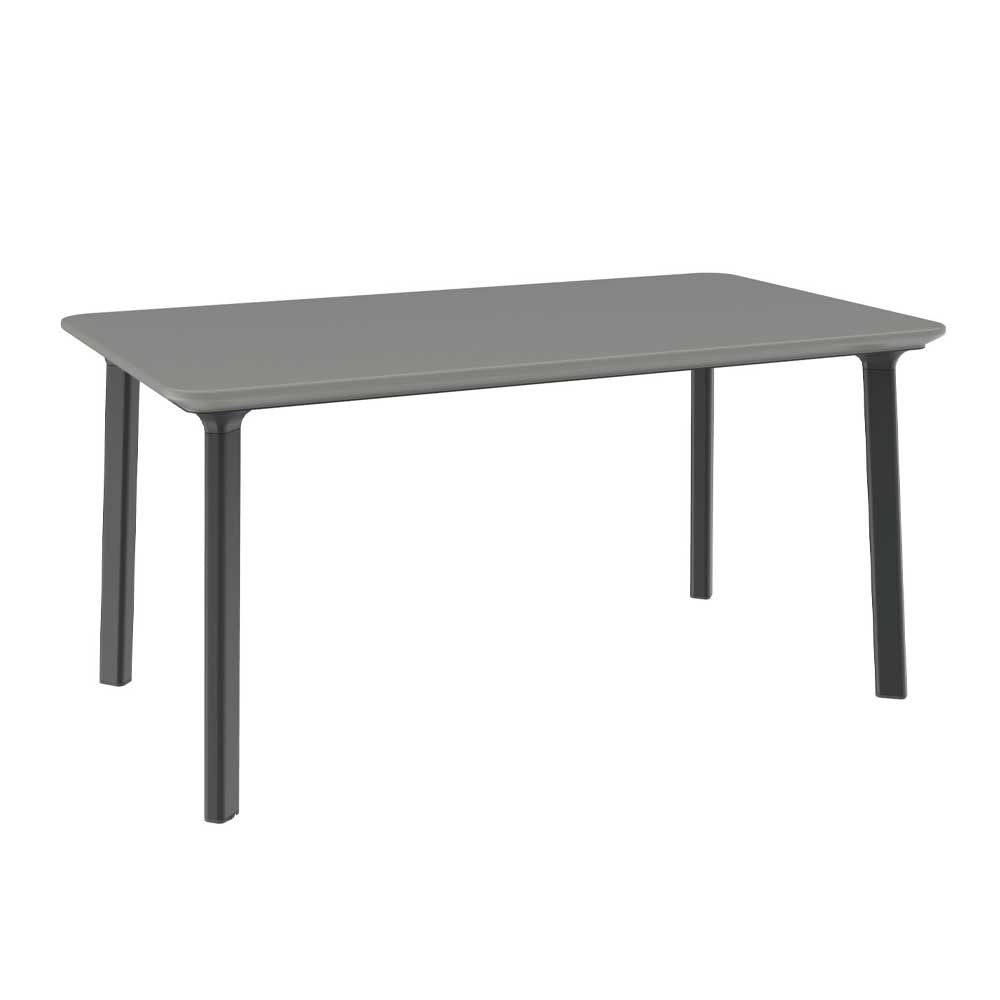 TooMax Tavolo Italia In Plastica Colore Grigio 147X84X72H Cm