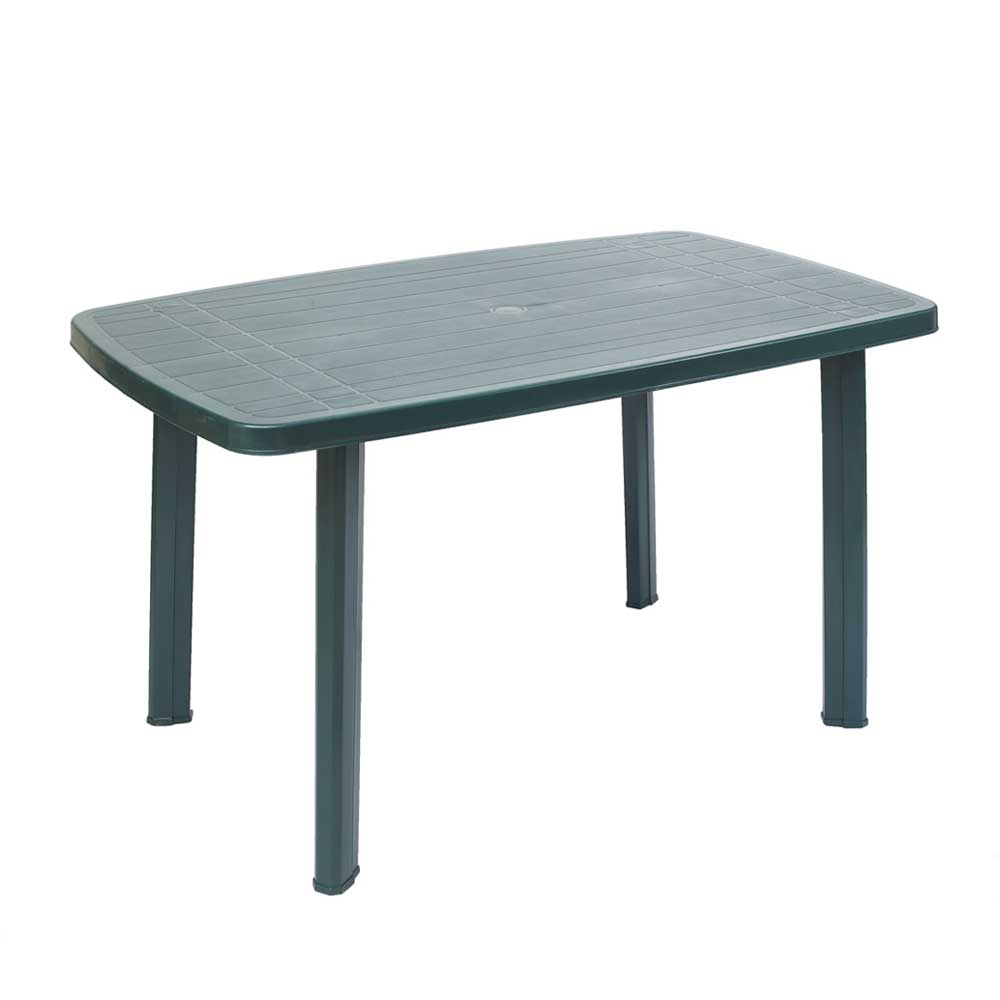 Progarden Tavolo Faro In Plastica Colore Verde 137X85X72H Cm