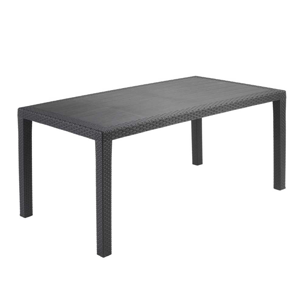 Progarden Tavolo Joker In Plastica Colore Antracite 138X78X72H Cm