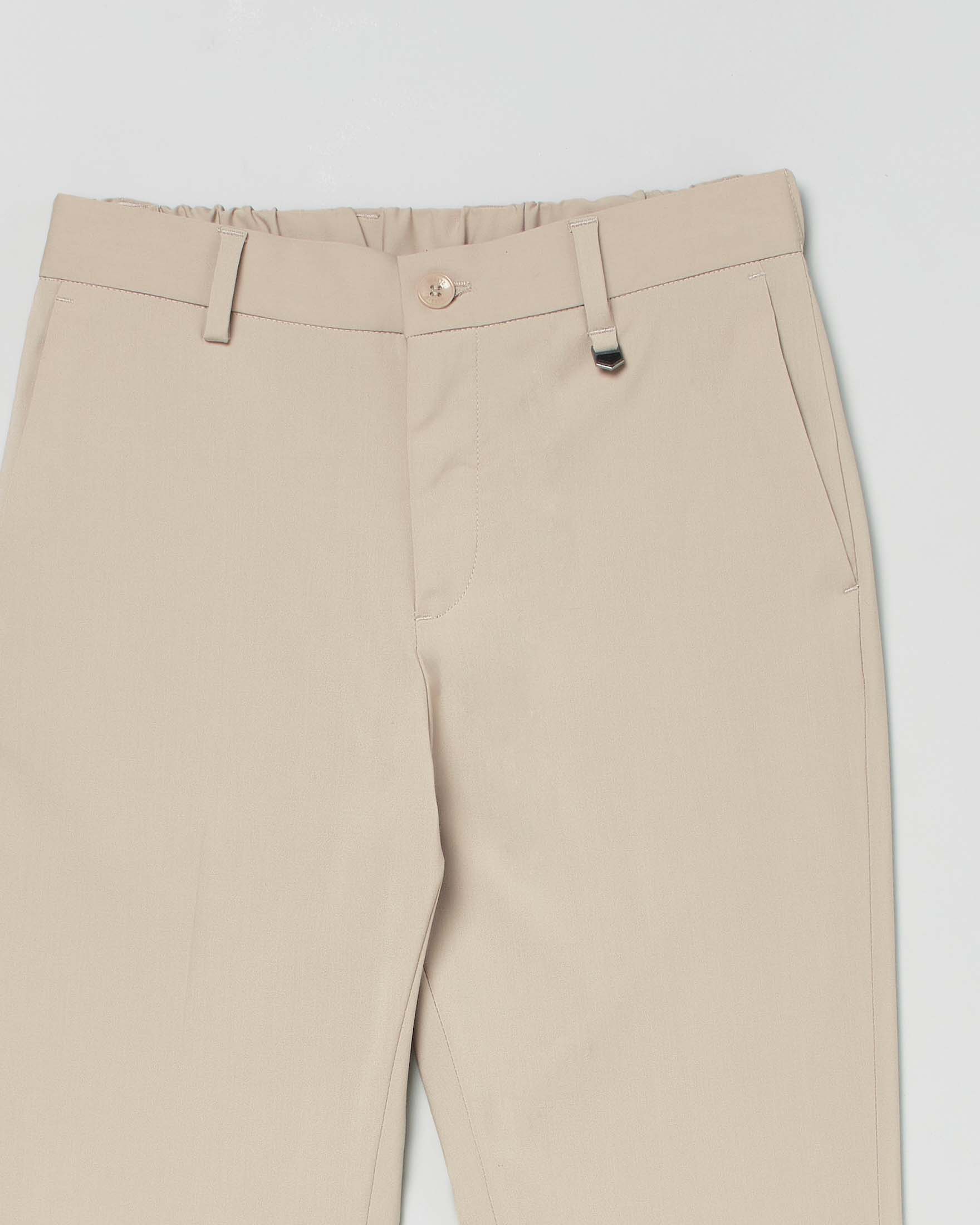 Pantalone chino color sabbia in misto viscosa
