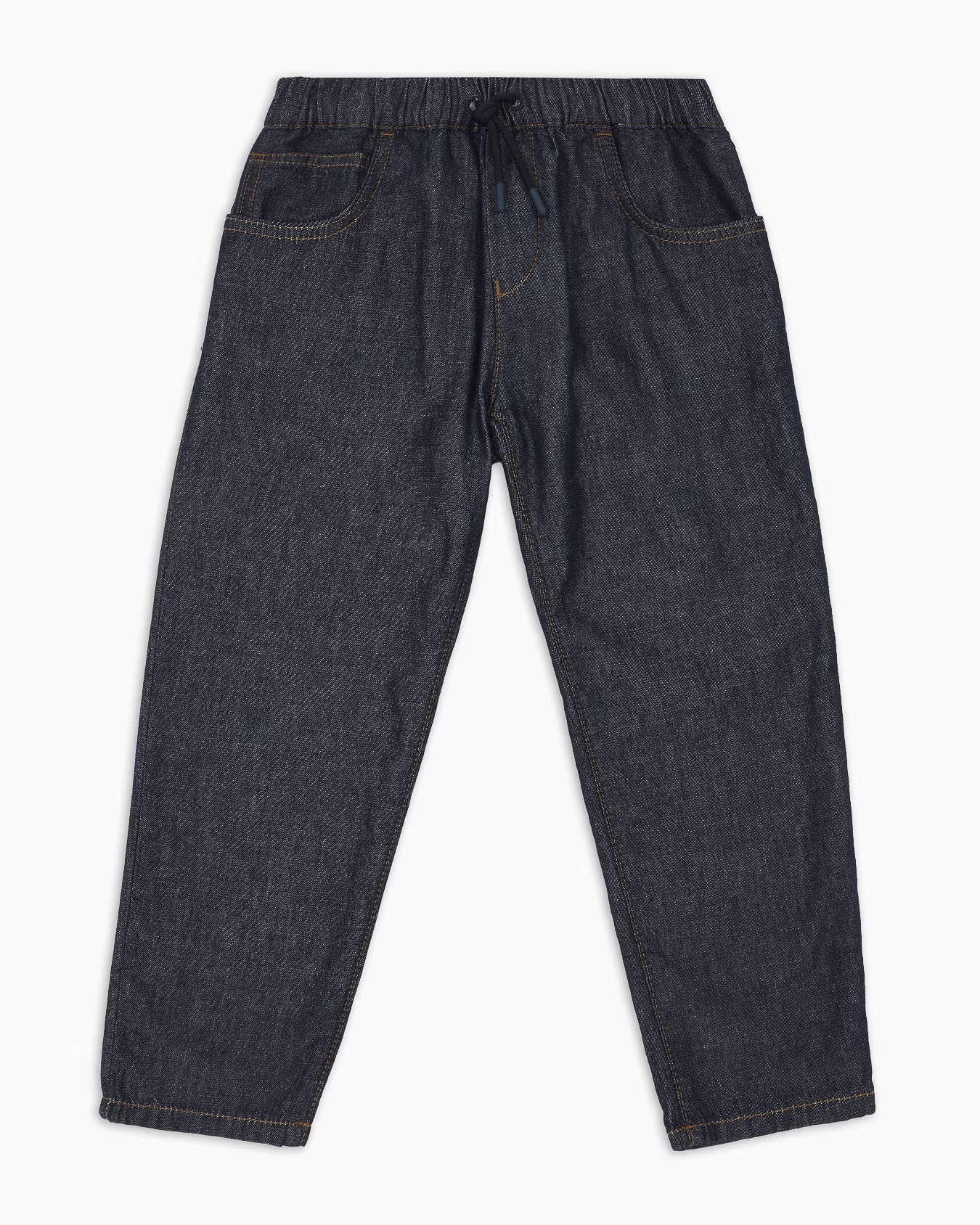 Pantalone chino jogger Junior in denim blu scuro
