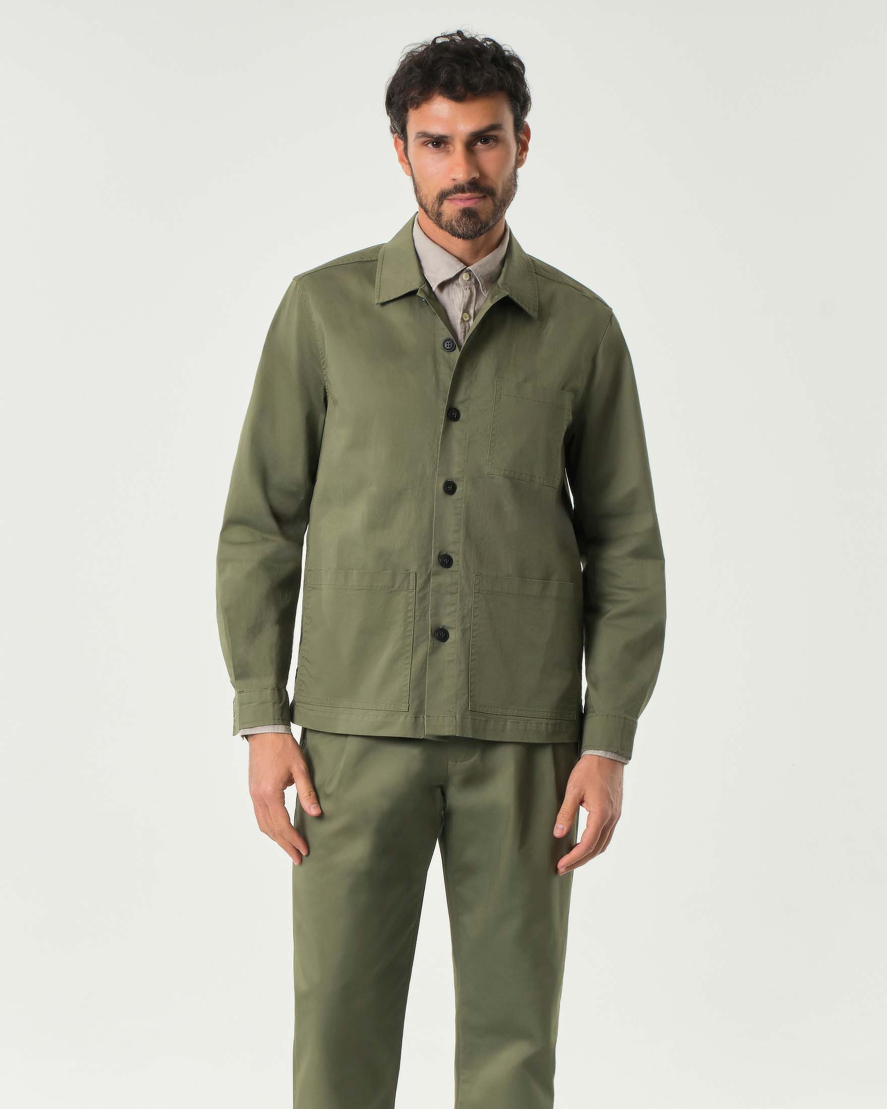 Giacca Camicia Blu Pantalone Verde Giacca Camicia Verde Militare