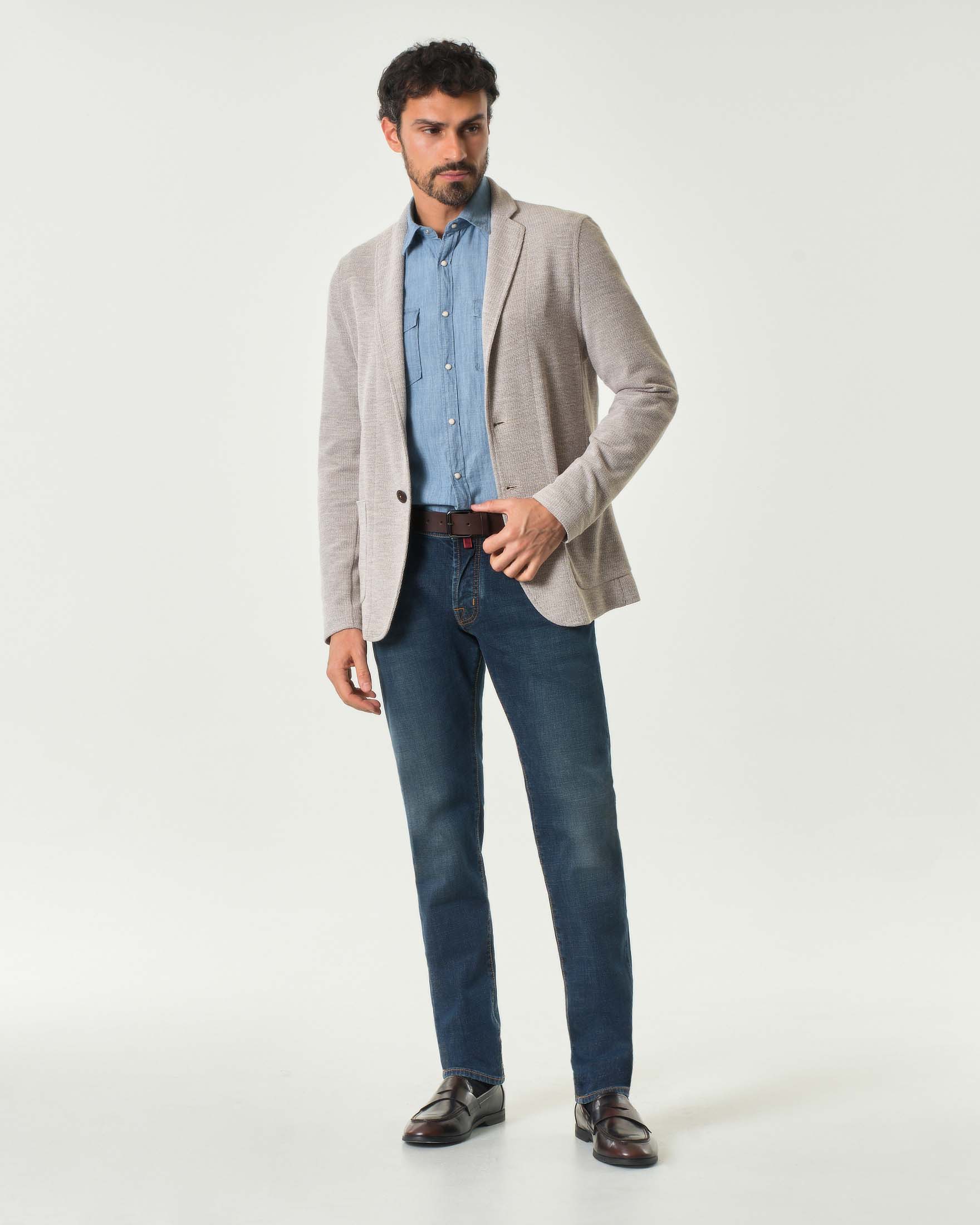 Giacca maglia Paul Baker beige effetto melange image