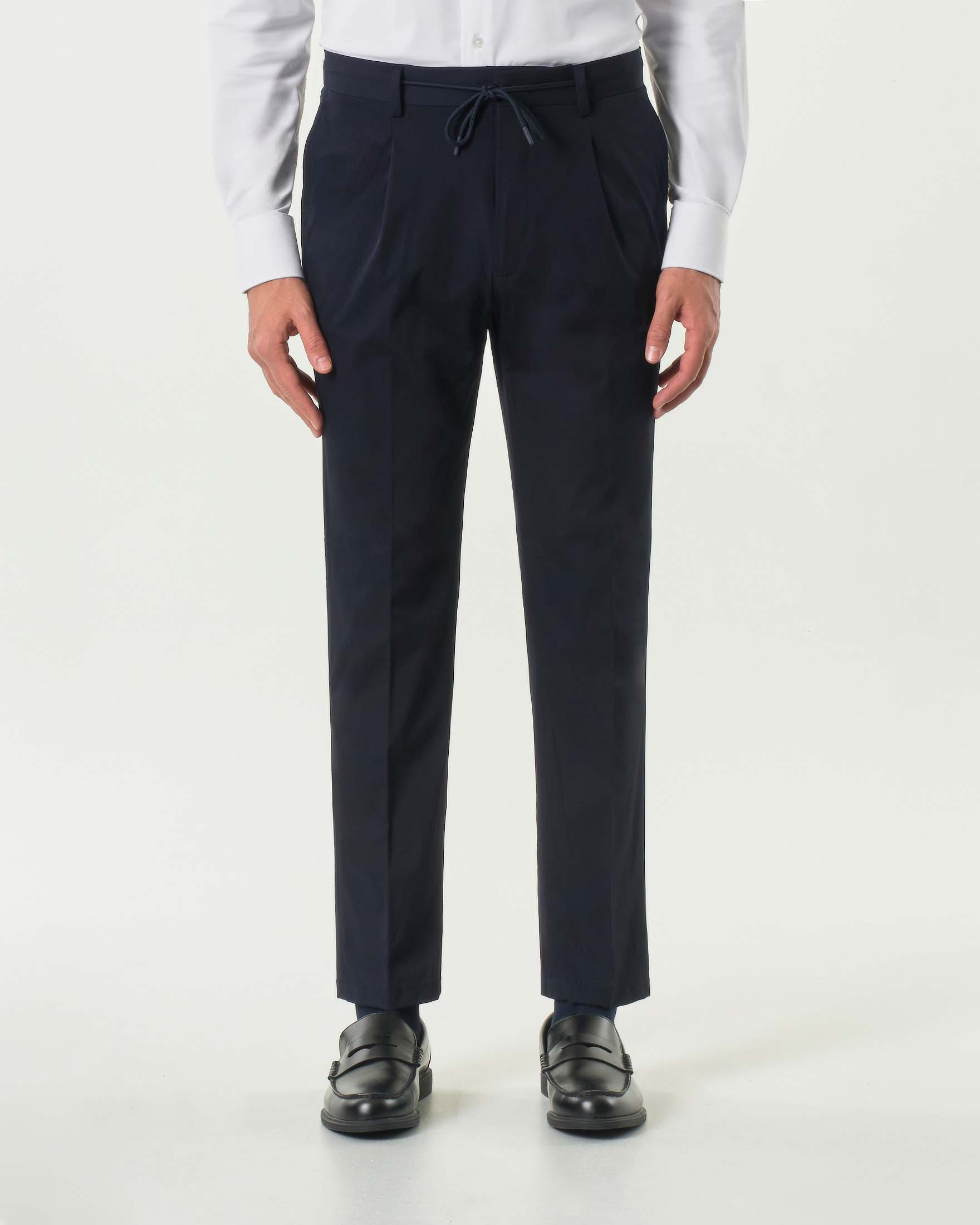 Pantalaccio Paul Baker blu in tessuto tecnico stretch image